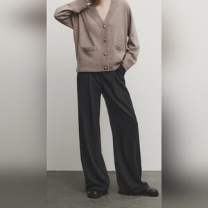 Massimo Dutti Brown Cardigan SZ M